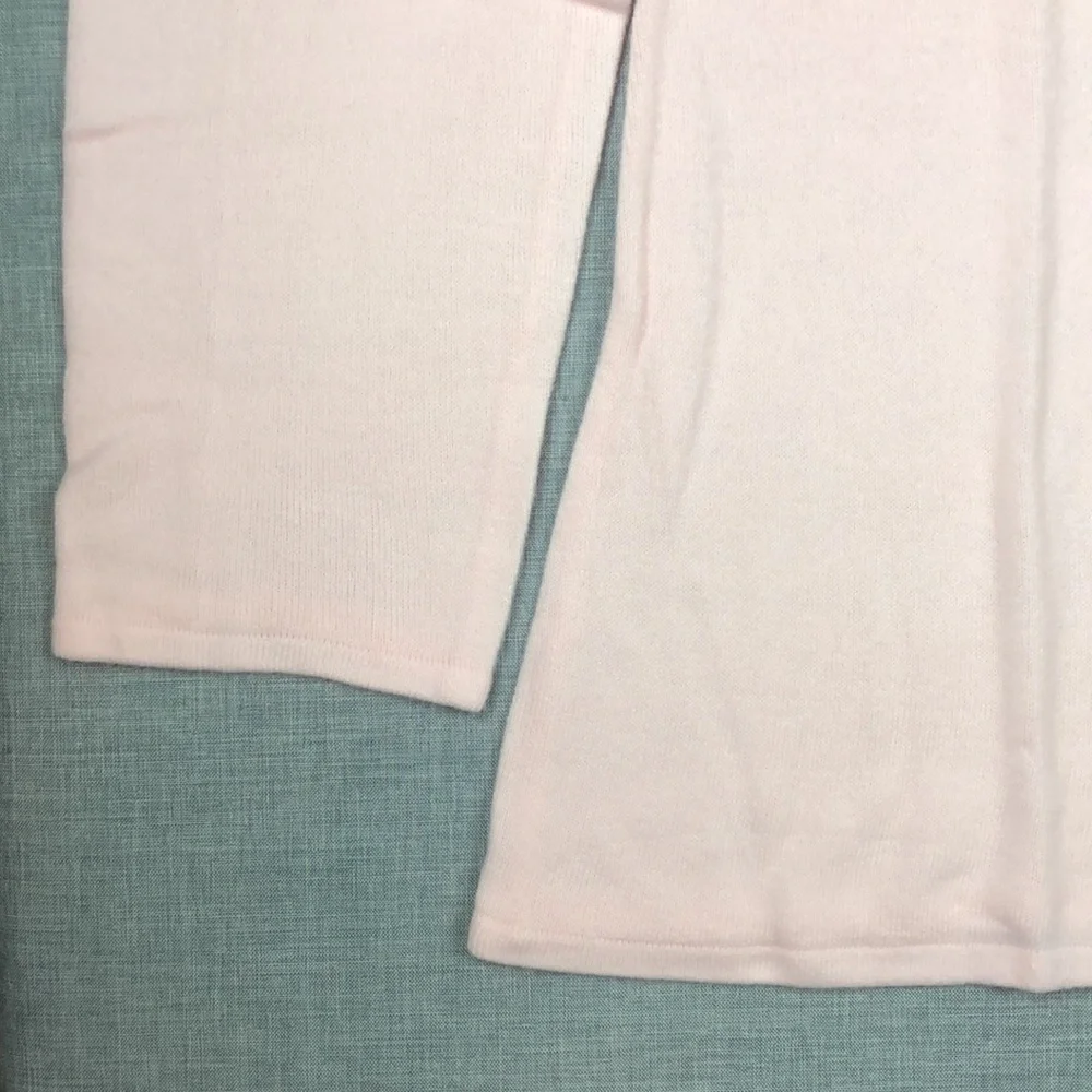 Pink V Neck Pearl Detail Pullover Sweater Size XL & Plus XXL - Picture 4 of 5